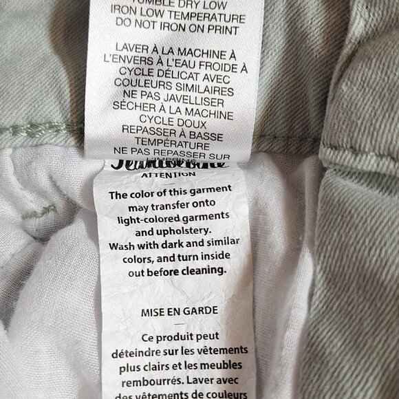 Frankie & Stella Plus Size High Rise Cropped Skinny Jeans 22W Pistachio Green - Picture 16 of 16